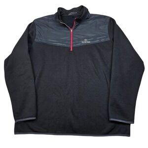 Nike‎ Golf Pullover Mens XL Black Therma-FIT Half Zip Barton Creek